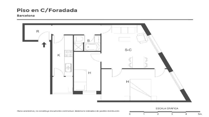 Flat for sale in calle Foradada