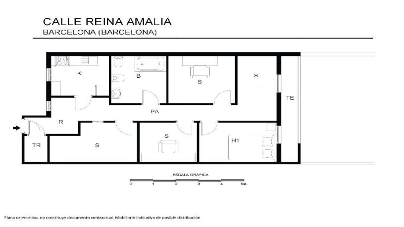 Flat for sale in calle Reina Amalia