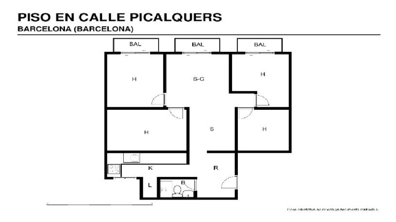 Flat for sale in calle Picalquers