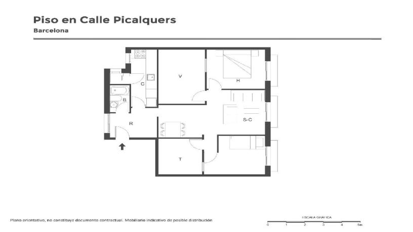 Flat for sale in calle Picalquers
