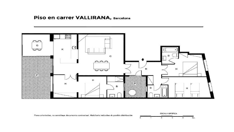Flat for sale in calle Vallirana