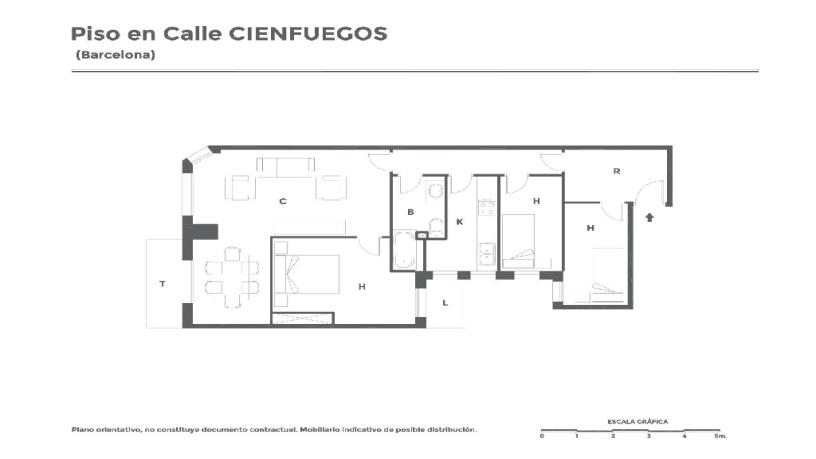 Flat for sale in calle Cienfuegos