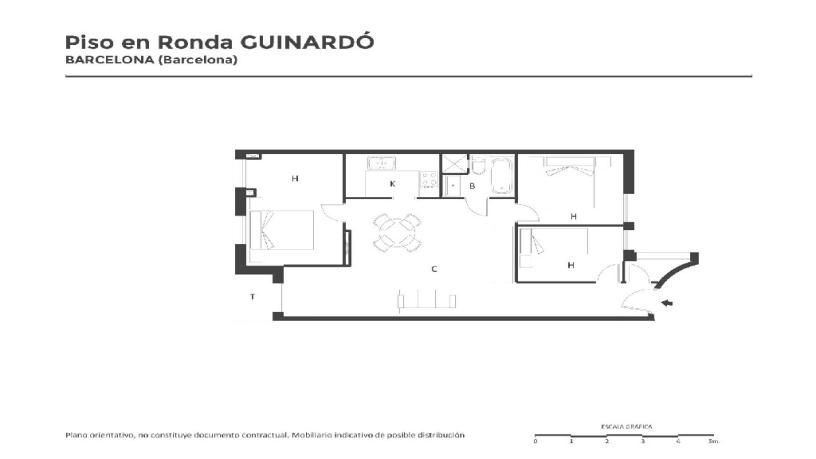 Flat for sale in ronda Guinardo