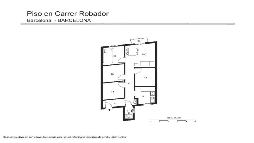 Flat for sale in calle Robador