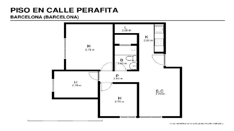 Flat for sale in calle Perafita
