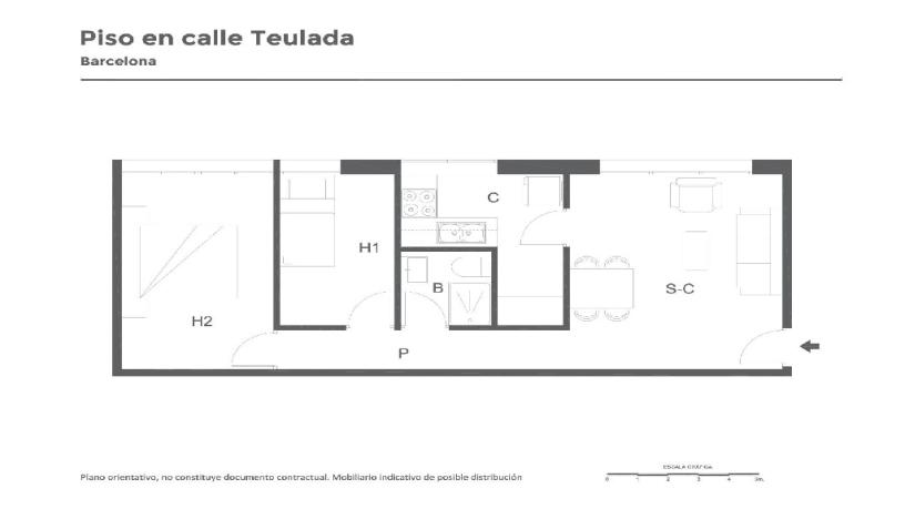 Flat for sale in calle Teulada