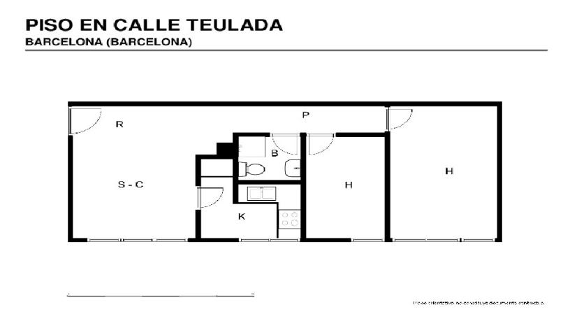 Flat for sale in calle Teulada