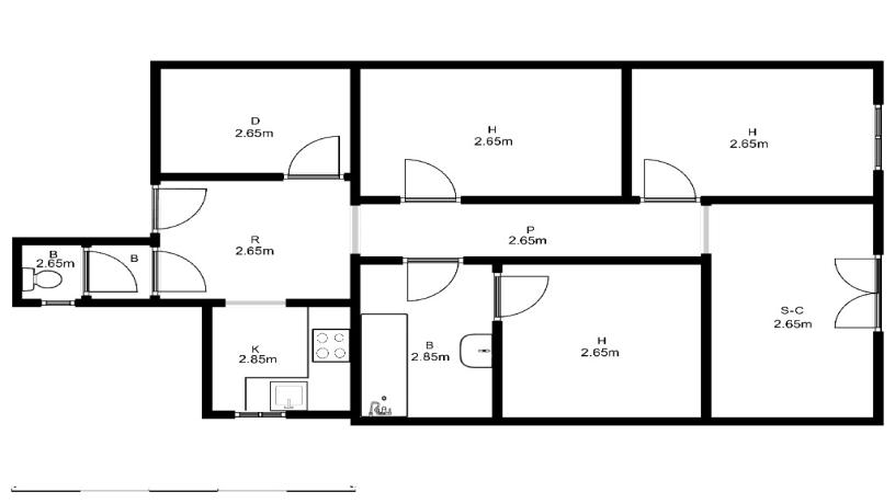 Flat for sale in calle Pique