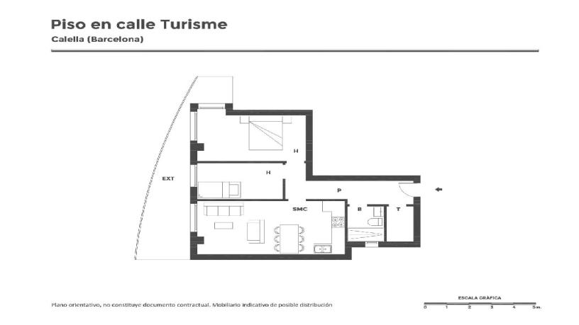 Flat for sale in calle Turisme