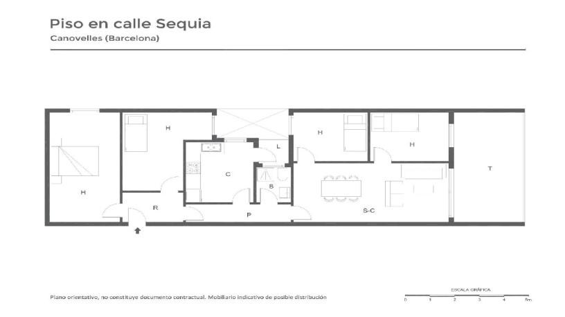 Flat for sale in calle Sequia