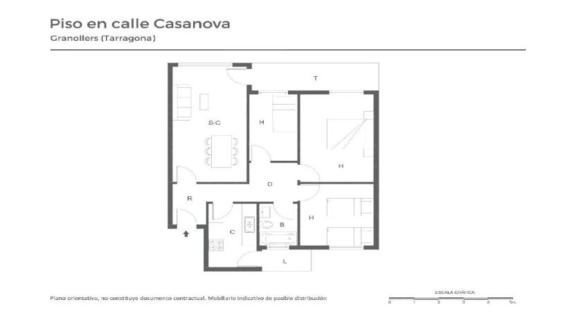 Flat for sale in calle Rafael Casanova