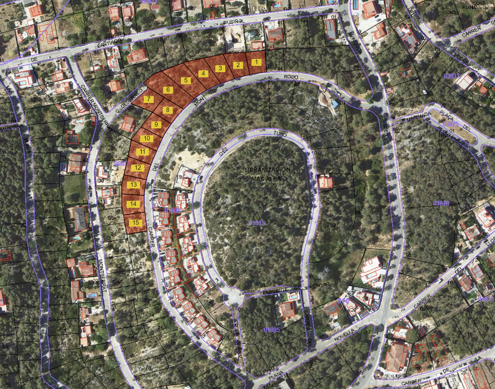 Urban ground for sale in calle Mont Rodo
