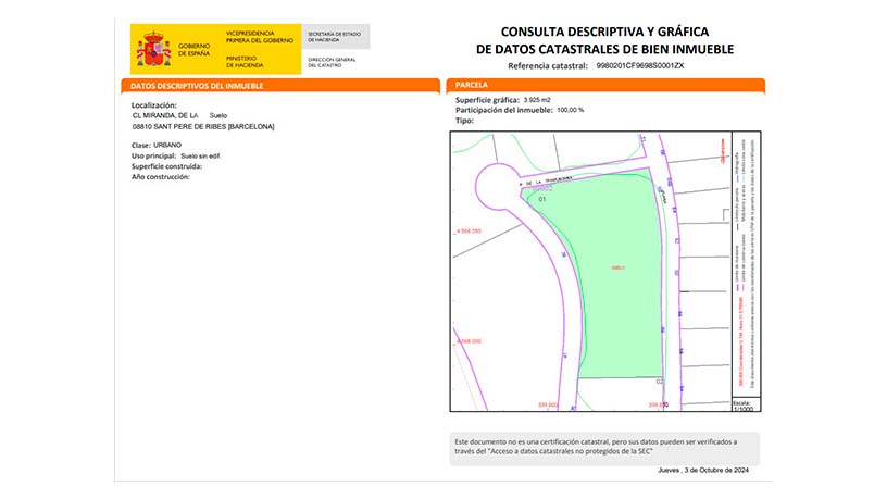 Urban ground for sale in calle Miranda, de la