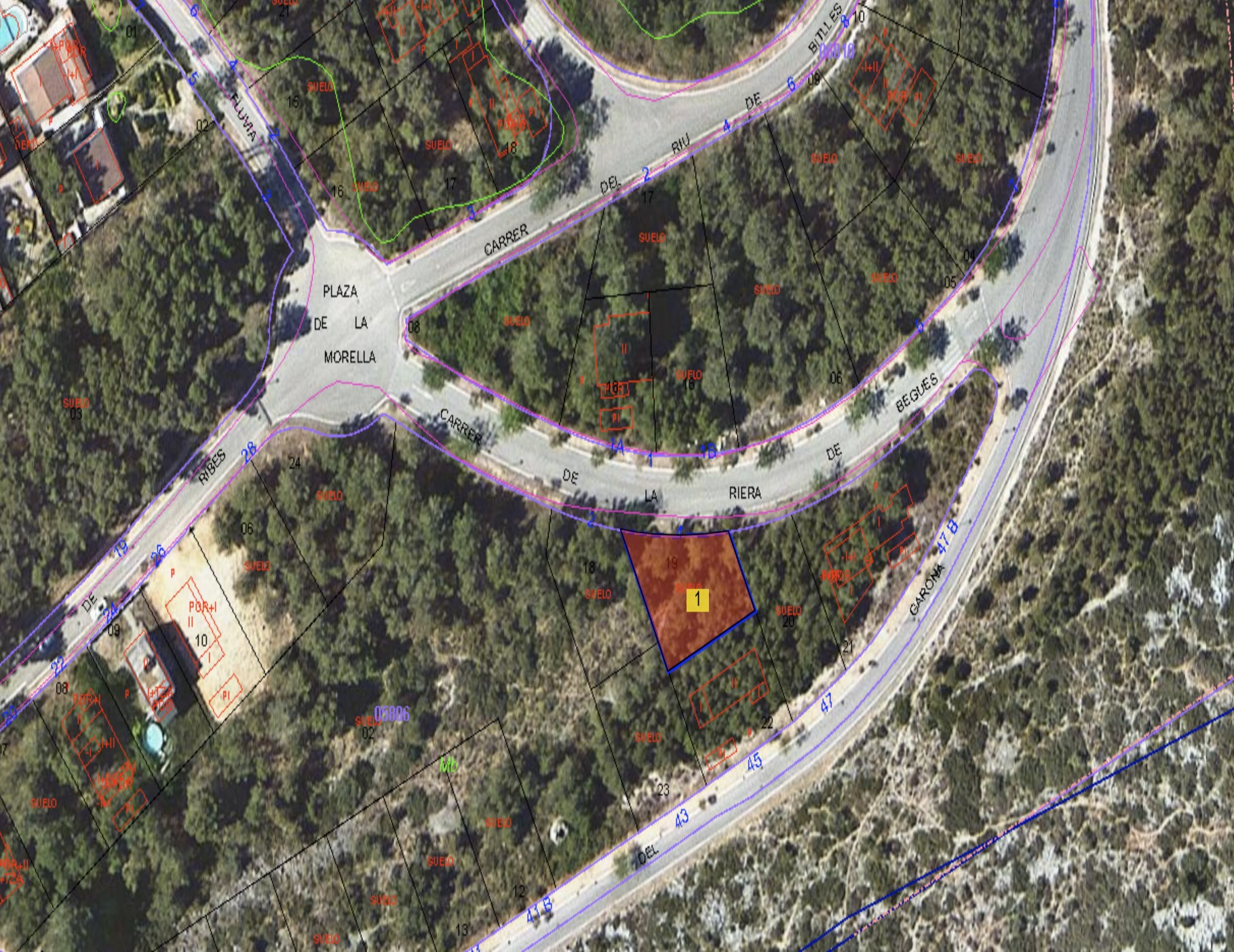 Terreno urbano en venta en calle Riera de Begues