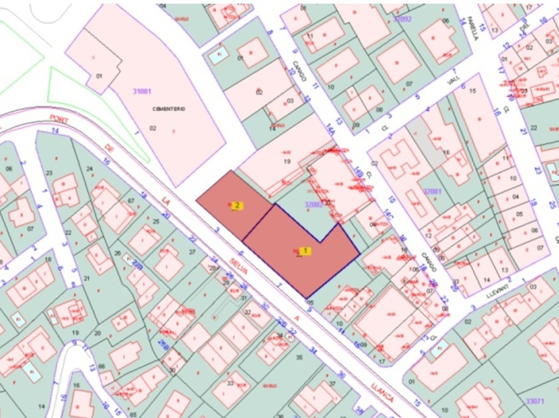 Urban ground for sale in calle Port de la Selva