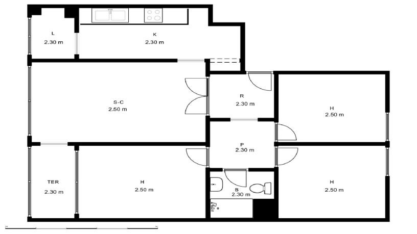 Piso en venta en calle Ciutadella
