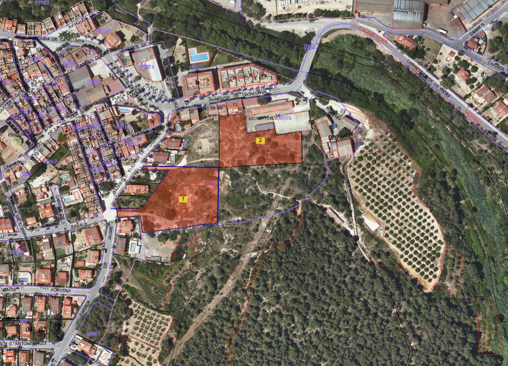 Developable land for sale in sect 40 Llevant de Pau Casals