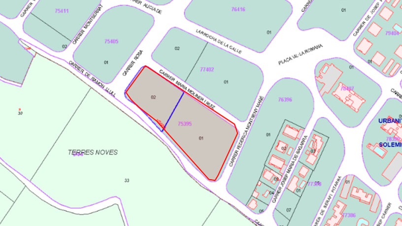 Urban ground for sale in calle Ramon Llull de
