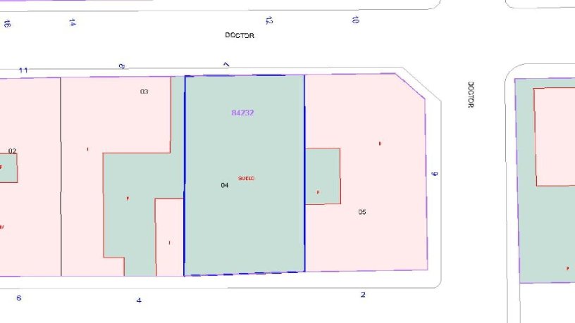 Terreno urbano en venta en calle Dr Marañon