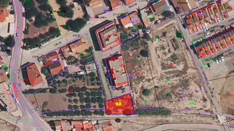 Terreno urbanizable en venta en calle Juan Sanchez Raja