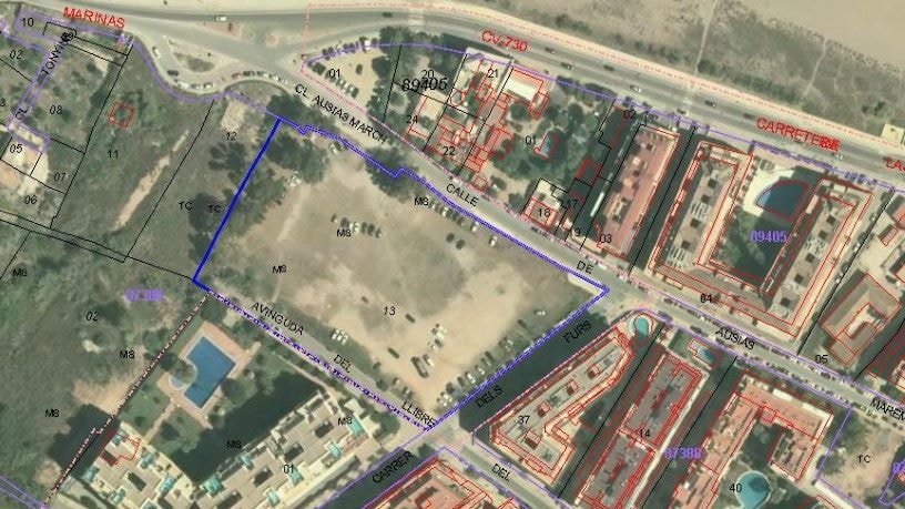 Developable land for sale in calle Pd Marines B-prim Ronda Perimet.norte,ptda Raset