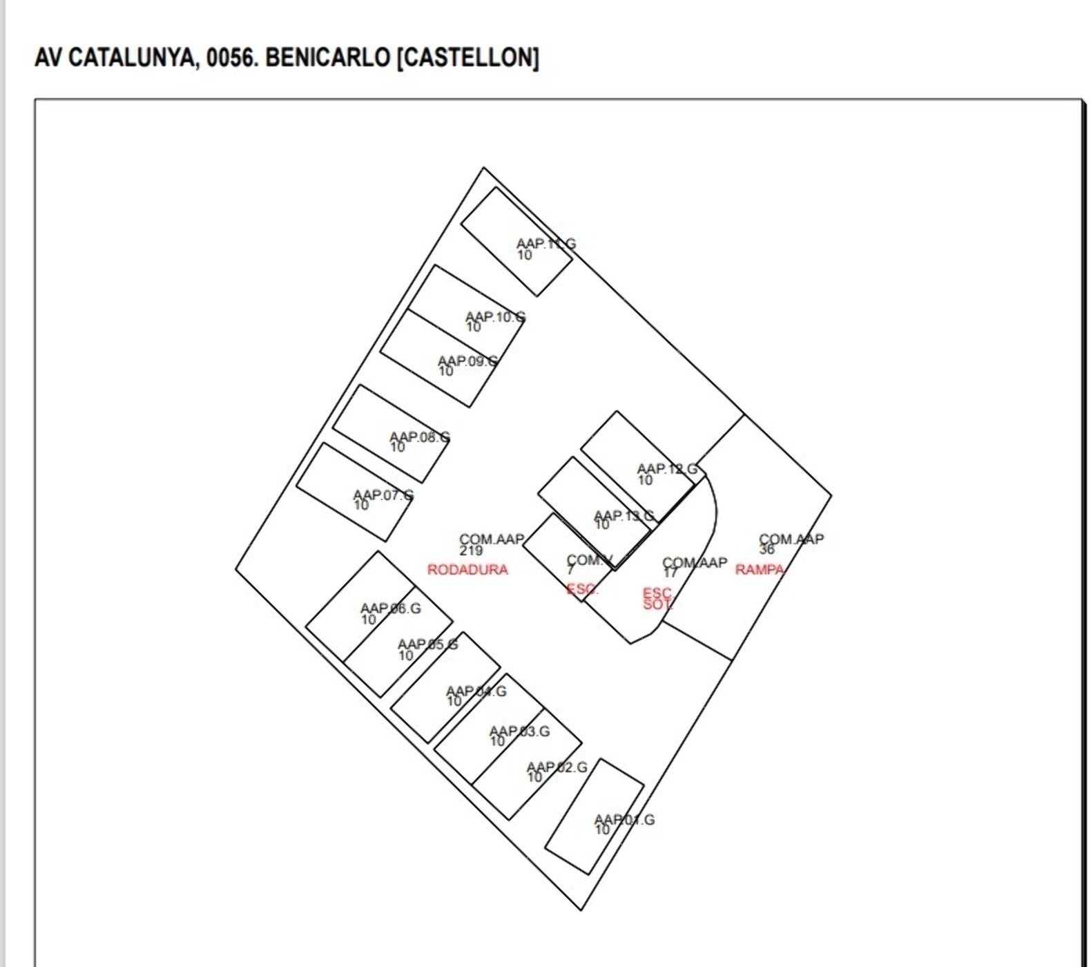Garaje en venta en calle Alcala de Xivert