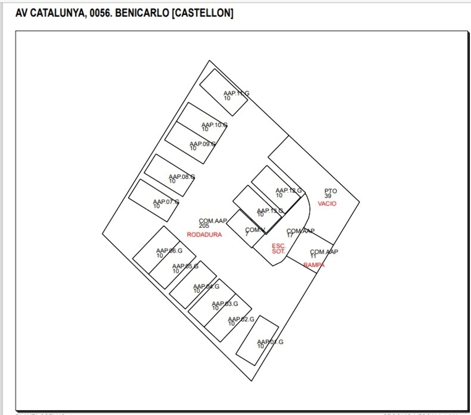 Garage for sale in calle Alcala de Xivert